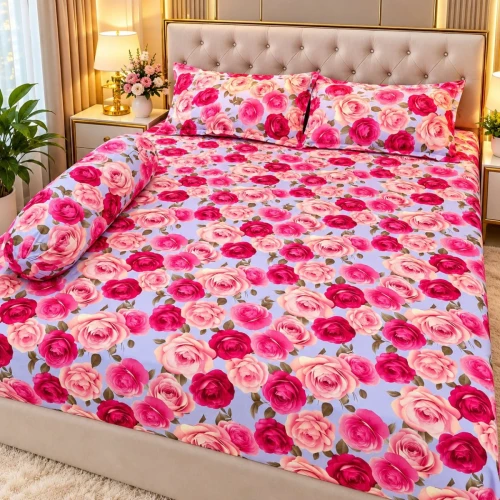 3D Printed Pure Cotton Bedsheet CPB104
