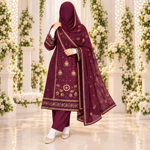 VIP Georgette Party Three Piece - VGP103